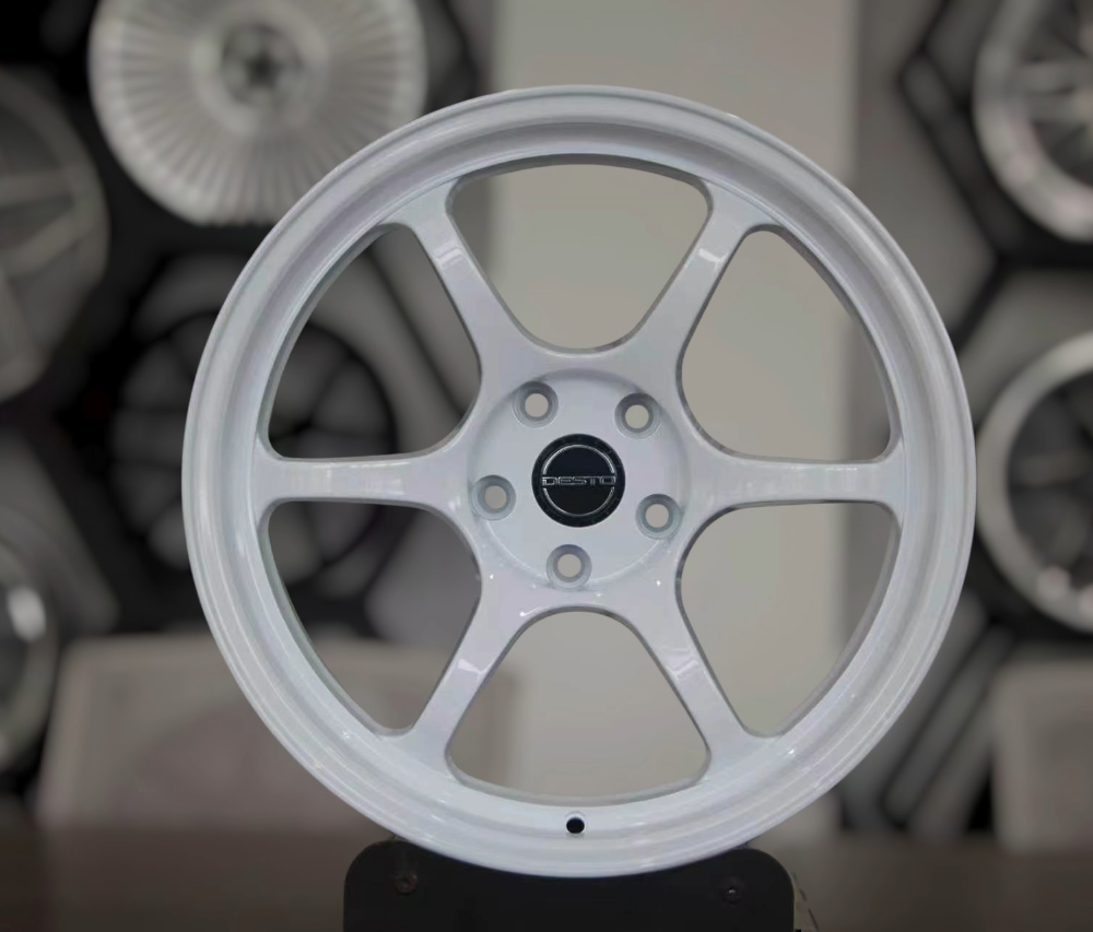 DESTO DR1 18x9.5 + 18x10.5 GLOSS WHITE